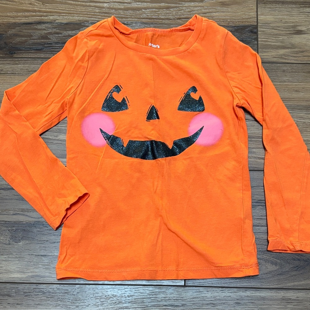 Carter's Pumpkin Face Shirt